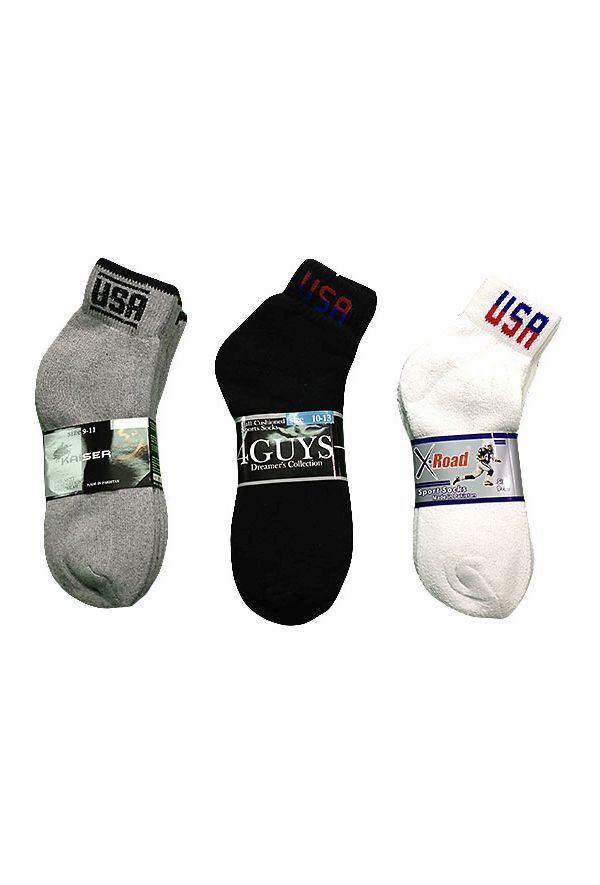 Boy' Sports Sock Ankle with Logo