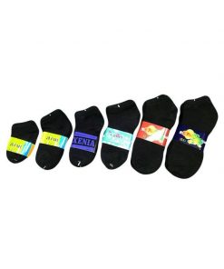 Boy/Girl Black Spandex Sock