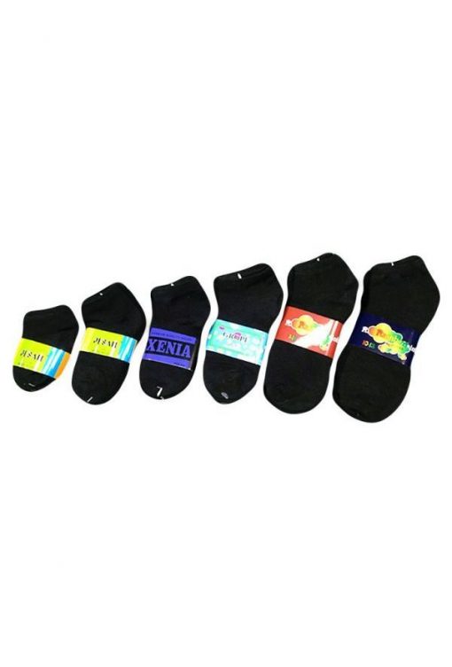 Boy/Girl Black Spandex Sock